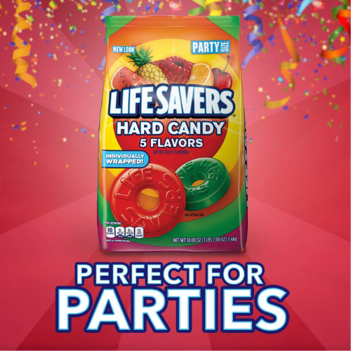 LIFE SAVERS Hard Candy 5 Flavors, 50-Ounce Party Size Bag as low as $8.06 Shipped Free (Reg. $11.99) – Fun Party Treats!