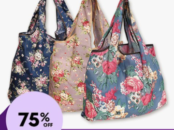 Cute Reusable Shopping Bags as low as $1.50 + shipping!