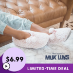 Muk Luks Moisturizing Slippers for just $6.99 + shipping!