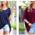 Women’s Oversize Tees only $7.99 + shipping!