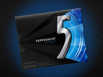 150-Count 5 Gum Peppermint Cobalt Sugar-free Chewing Gum as low as $7.99 Shipped Free (Reg. $18.90) – 5¢ each gum or 80¢ each pack!