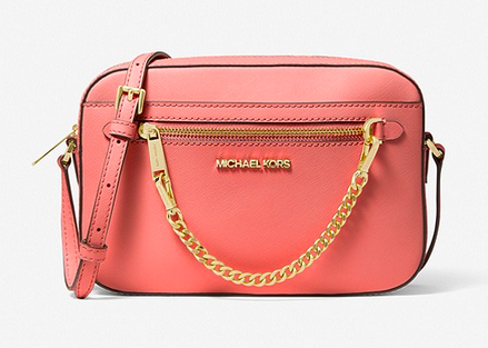 Michael Kors Jet Set Large Saffiano Leather Crossbody Bag just $99 shipped (Reg. $400!)