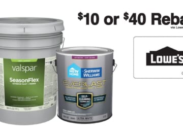 Lowe’s Exterior Paint Gift Card Rebate