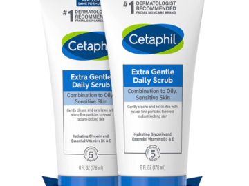 2-Pack Cetaphil Extra Gentle Daily Scrubs as low as $12.63 Shipped Free (Reg. $18) – $6.32 per 6 Oz Bottle!