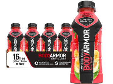 Body Armour Sports Drink Beverages (12 pack) only $11.40 shipped!