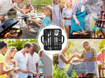 20-Piece BBQ Grill Tools Set with Case $11.99 (Reg. $29.99)