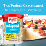 8-Count Duncan Hines Whipped Vanilla Frosting, 14 Oz. Cans as low as $11.02 Shipped Free (Reg. $13.84) – $1.38 per 14 Oz. Can!