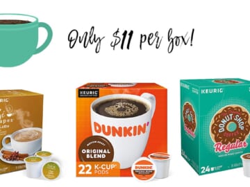 Keurig 24-Count K-Cups Only $11!