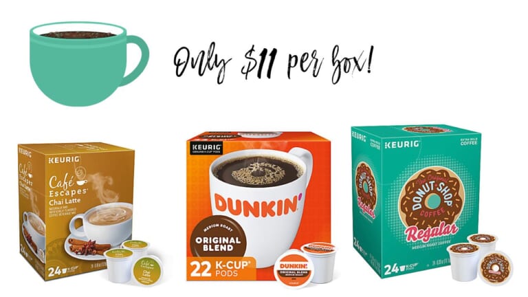 Keurig 24-Count K-Cups Only $11!