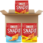 3 Variety Pack Cheez-It Snap’d Cheese Cracker Chips as low as $9.59 Shipped Free (Reg. $16) – $3.20 per 7.5 Oz Bag! Double Cheese & Cheddar Sour Cream and Onion Flavors!