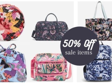 50% off Vera Bradley Sale Items + Free Shipping on ALL Orders!