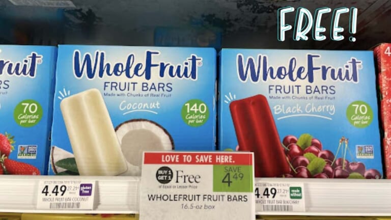 FREE WholeFruit Fruit Bars at Publix