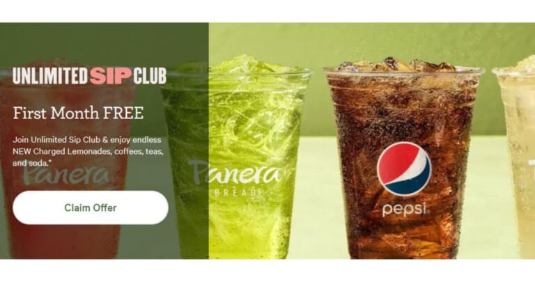 Panera Unlimited Sip Club | First Month Free