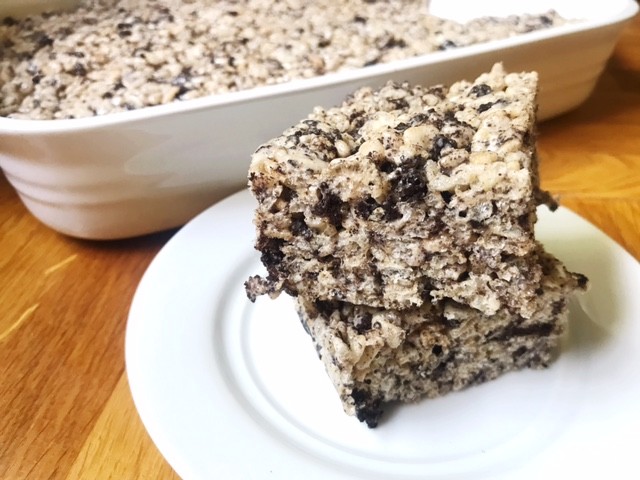 cookies & cream rice krispies treats recipe