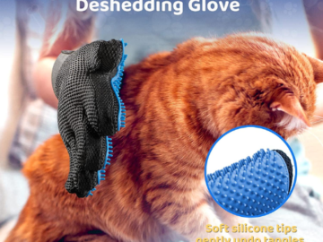 Pet Hair Remover Glove Brush $5.35 After Code (Reg. $12)