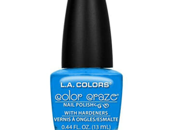 L.A. Colors Craze Nail Polish, Aquatic Blue as low as $0.93 Shipped Free (Reg. $1.50) – FAB Ratings!