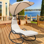 Patio Hanging Chaise Lounge Swing only $99.99 shipped (Reg. $370!)