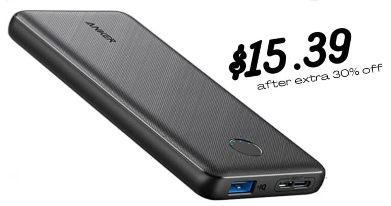 Anker Portable Charger for $15.39