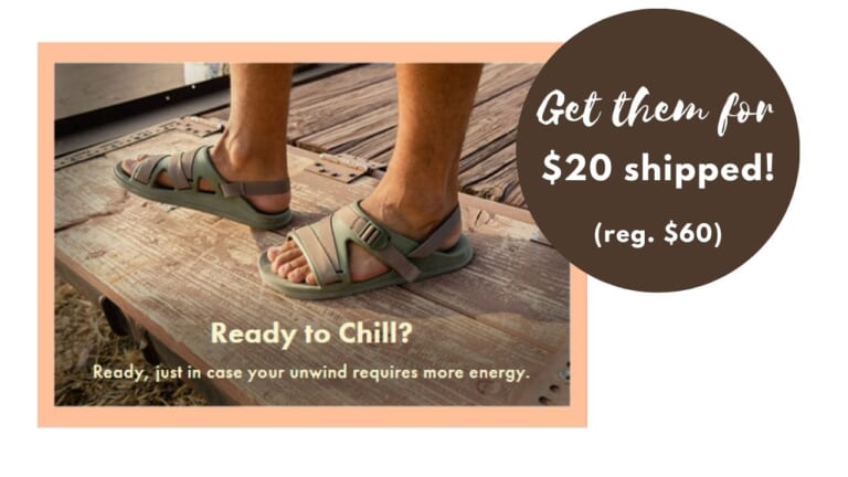 Chacos Chillo Sport Sandals Only $20 (reg. $60) + Free Shipping!