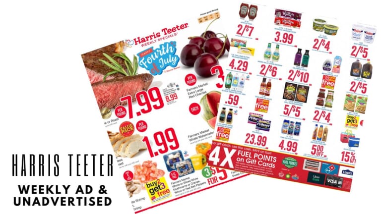 Harris Teeter Weekly Ad & Unadvertised Deals 6/29-7/5