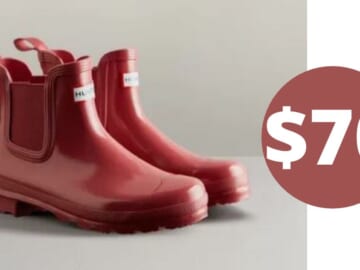 Women’s Gloss Chelsea Boots for $70