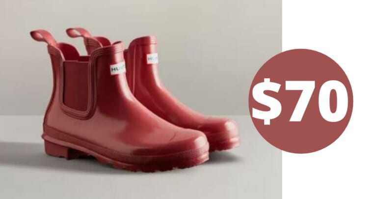 Women’s Gloss Chelsea Boots for $70