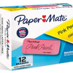 Paper Mate Pink Pearl Erasers, 12 Count only $5.96!