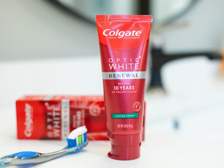 Colgate Optic White Renewal Or Pro Series Toothpaste Just $3.99 At Publix (Half Price!) – Ends 6/30