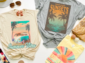 Beach Bum Throwback Summer Tees