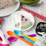 Take Advantage Of The Breyers BOGO Sale & Serve Up My Watermelon Ice Cream Bombe