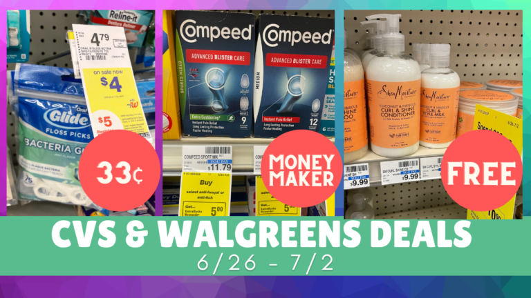 Video: Top CVS & Walgreens Deals 6/26-7/2