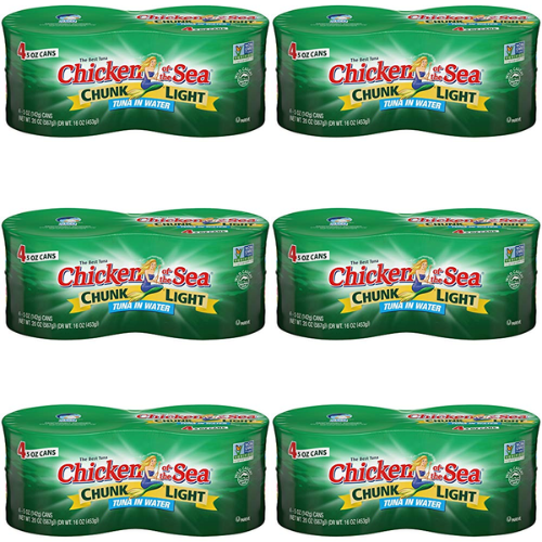 24 Cans Chicken of the Sea Chunk Light Tuna in Water as low as $22.75 Shipped Free (Reg. $37) – $0.95 per 5 Oz Can!