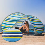 Portable Pop Up Sun/Wind Shelter $41.99 Shipped Free (Reg. $78.95) – with a UPF 50+ Sun Protection Rating!