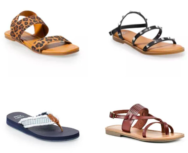 Kohl’s: Women’s Sandals only $9.99!