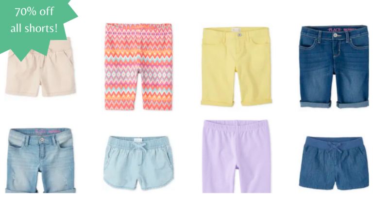 The Children’s Place | 70% Off Kids Shorts + FREE Shipping