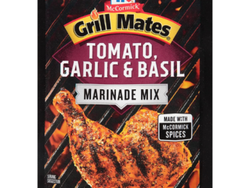 McCormick Grill Mates Tomato, Garlic & Basil Marinade Mix as low as $0.78 Shipped Free (Reg. $2) – FAB Ratings!