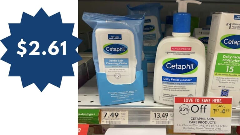 Cetaphil Printable Coupon | Get Facial Wipes for $2.61