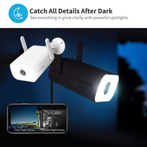 Enjoy 24/7 Peace of Mind with Blurams Outdoor Spotlight Camera $25 After Code (Reg. $39.99)