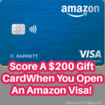 Score A $200 Gift Card When You Open An Amazon Prime Rewards Visa!