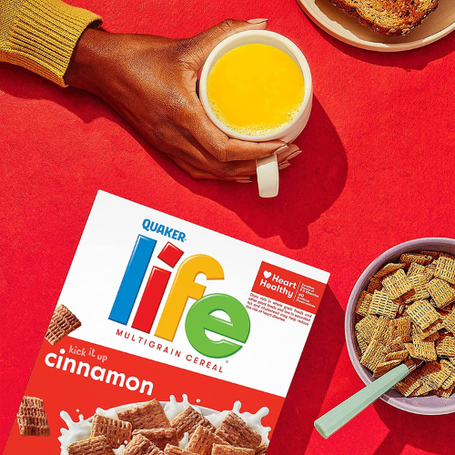 4-Pack Quaker Life Breakfast Cereal, 13 Ounce as low as $7.26 Shipped Free (Reg. $34.87) – $1.82 each! 2 Boxes Original, 1 Box Cinnamon, and 1 Box Vanilla