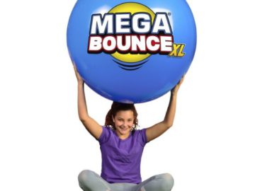 Wicked Mega Bounce XL Inflatable PVC Bouncy Ball $9 (Reg. $20.02) – Foot pump included!