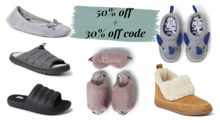 Dearfoams Slipper Sale + 30% Off Code