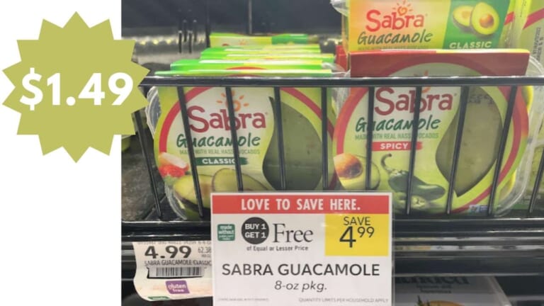 $1.49 Sabra Guacamole at Publix