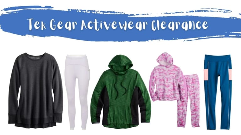 Kohl’s Tek Gear Activewear Clearance