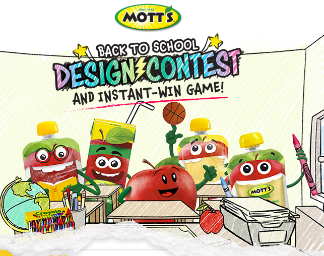 Mott’s Back to School Instant Win Game (44,558 Winners!)