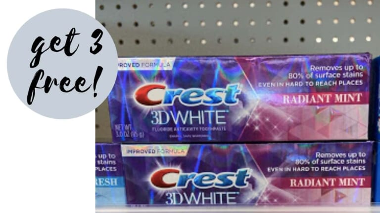 Get 3 FREE Crest Toothpastes at Walgreens