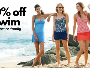 Lands End Code | Women’s Rash Guard for $19.99