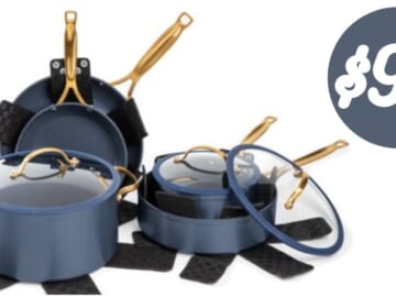 Thyme & Table Non-Stick 12 Piece Cookware Set for $99 Shipped