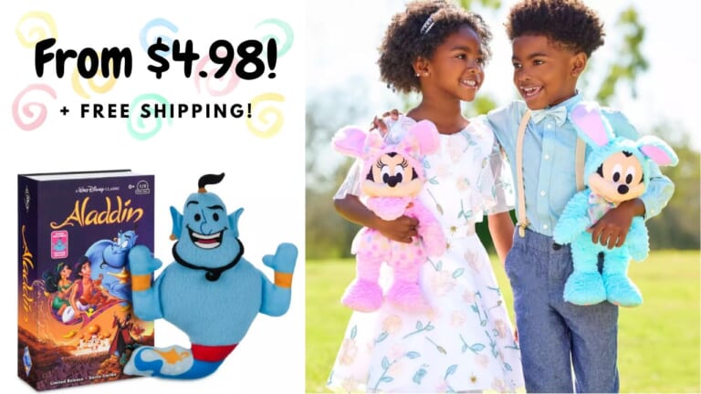 Disney Plushies Starting At $4.98 + Free Shipping