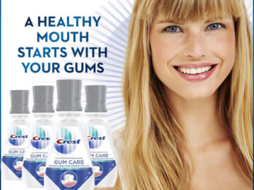 4-Pack Crest Gum Care Mouthwash, Cool Wintergreen as low as $11.29 Shipped Free (Reg. $26) – $2.82 per 16.9-Oz Bottle